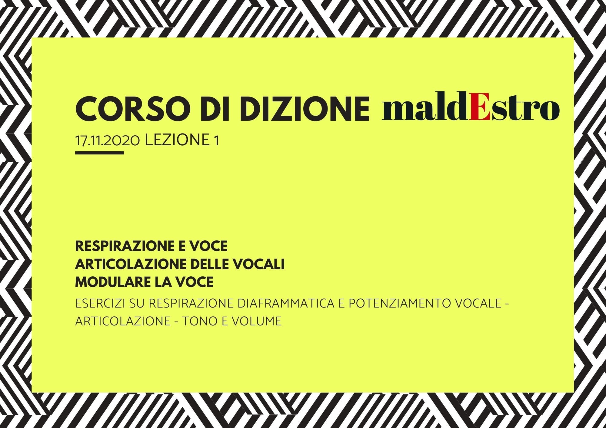 LEZIONE 1_maldEstro dizione